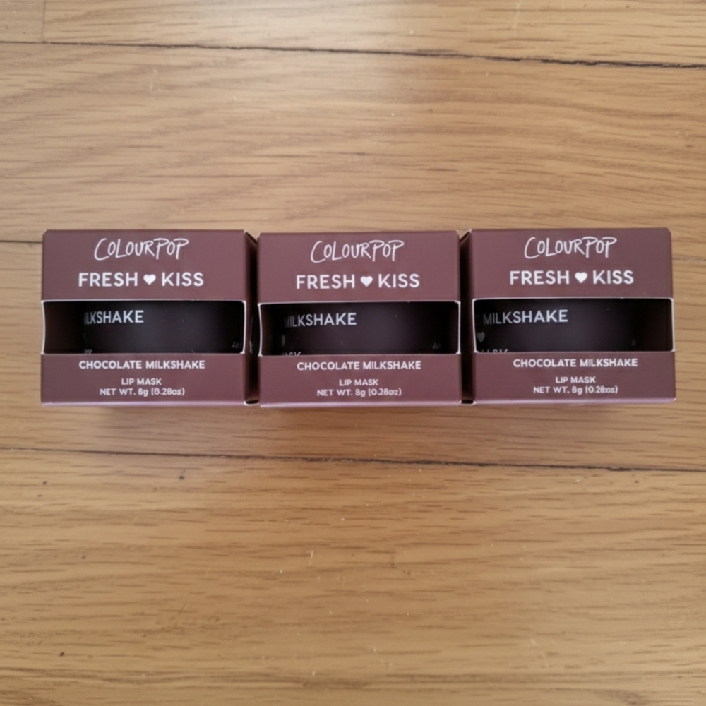ColourPop Fresh Kiss Lip Mask - Chocolate Milkshake 3 Packs